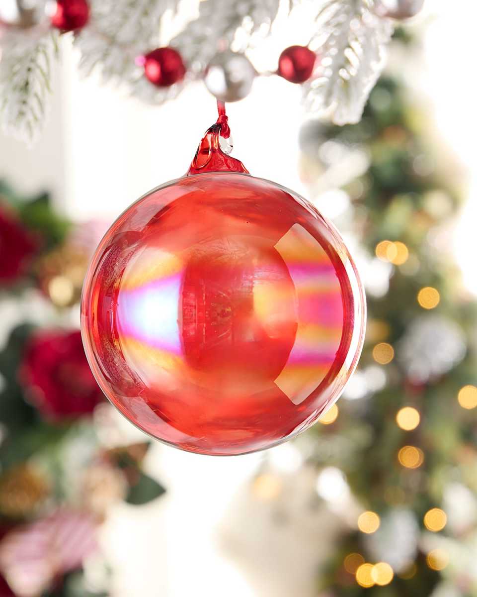Bottle Glass Ball 120mm Christmas Ornament